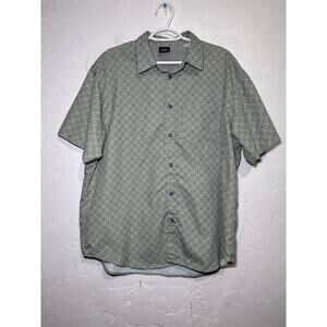 American Outback pattern button down shirt mens large breathable hiking‎ camping